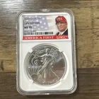 2020 $1 American Silver Eagle Early Releases NGC MS70 Trump America First Label