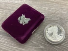 1987 One Dollar Walking Liberty American Silver Eagle 99% Silver Coin in Case