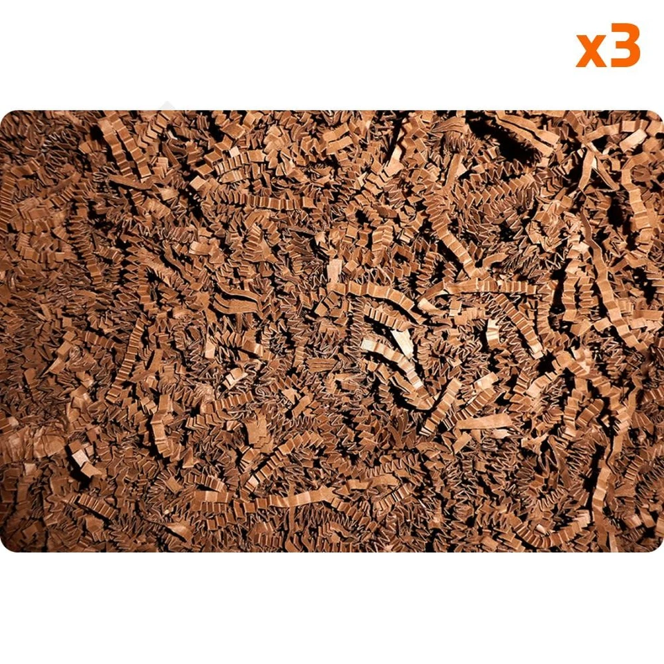 Frisure papier de calage couleur chocolat (par 3) - Photo 1/1
