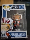 Funko Pop! Star Wars #17 Luke Skywalker X-Wing Pilot Blue Box  DAMAGED
