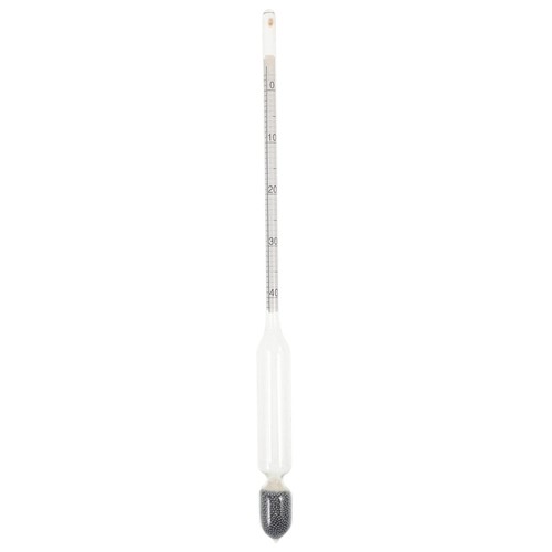 Alcohol Hydrometer Glass Wine Tester with Clear Scale for Home Use