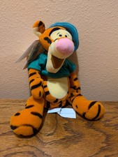 Walt Disney Store O' Tigger Irish St. Patrick's Day 9-inch Soft Bean Bag Plush
