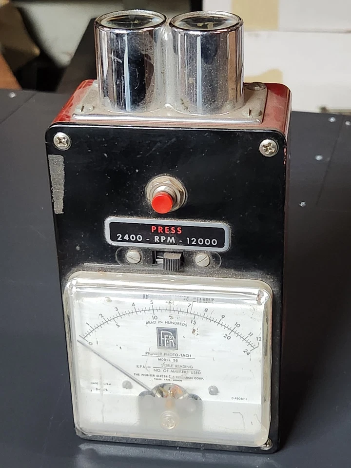 Tacómetro fotográfico vintage Pioneer modelo 36 Foto 3 de 4