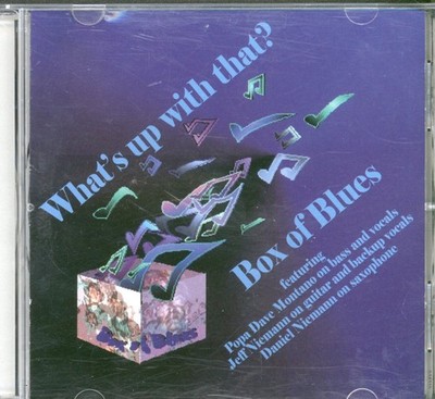 Box Of Blues What's Up With That CD USA Selbstveröffentlichung Mit Visitenkarte