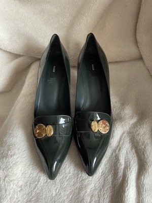Neu Bally Pumps Grün Lack Leder Gr. 38 NP 450  