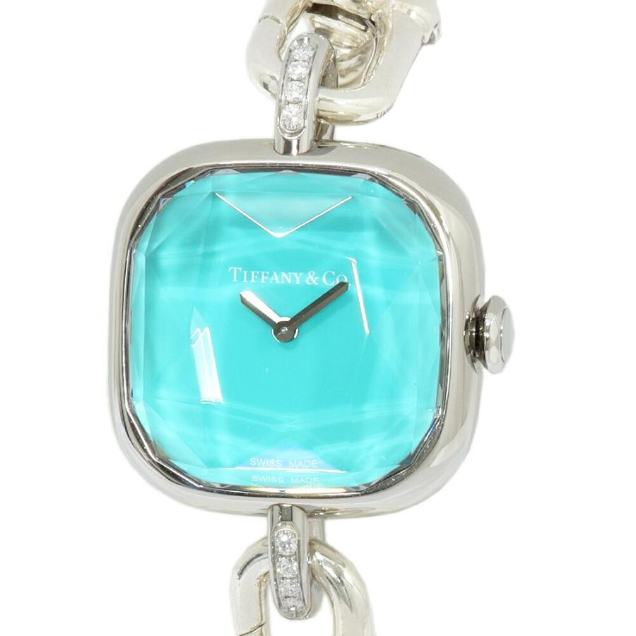 TIFFANY&Co. Hardware Watch Medium 73331277 Stainless Steel Blue w