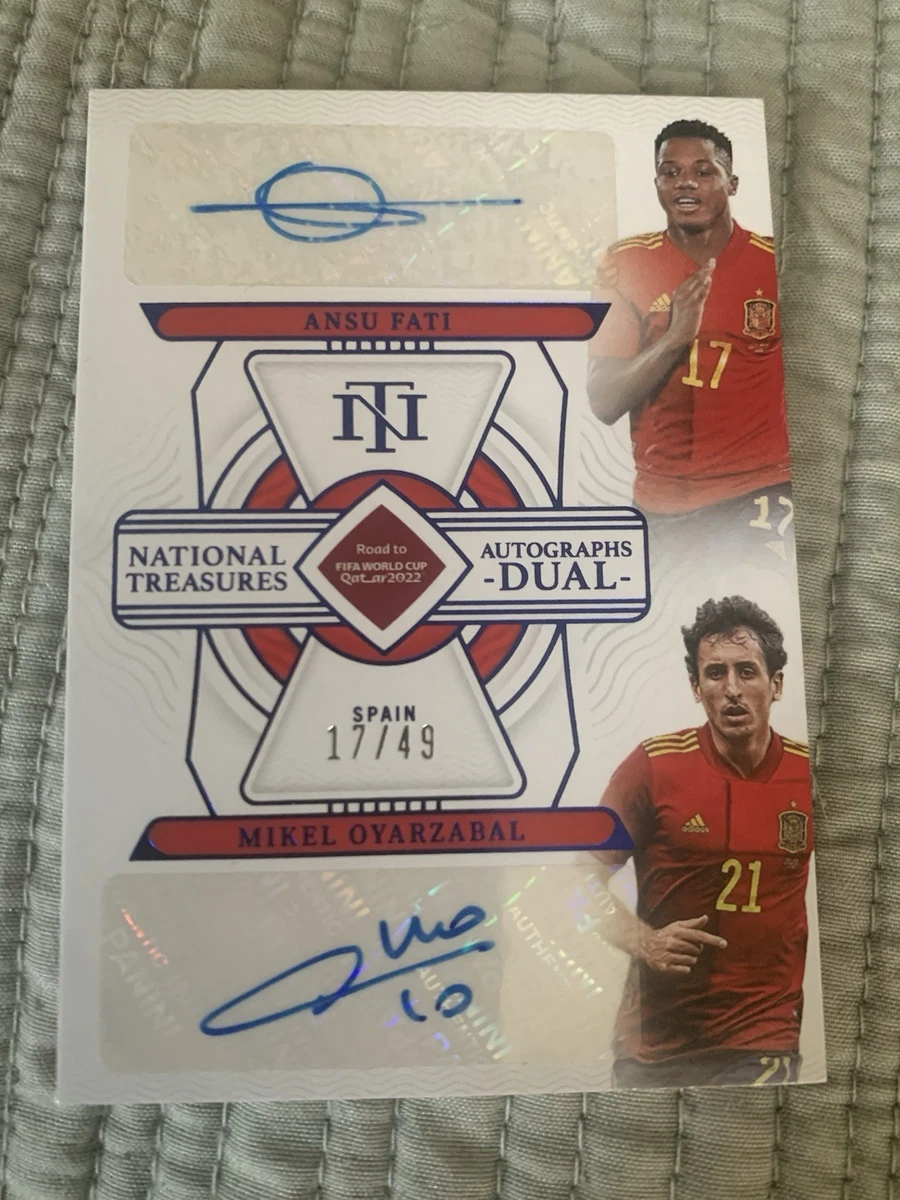 2022 Panini National Treasures Road to FIFA World Cup Soccer