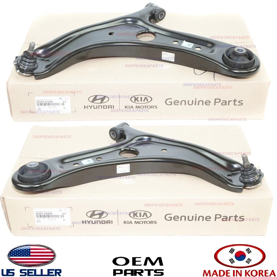 Genuine OEM Front Lower Control Arm Set Left & Right 2020–2025 Hyundai Venue - Image 2 of 4