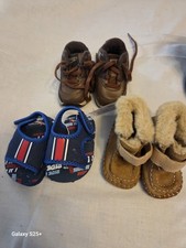 Lot Of 3 Size 2 Toddler Shoes Nike, Moccasin, Sandal