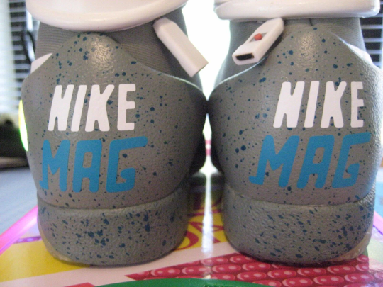 back to the future nike mag rubber decal upgrade kit
