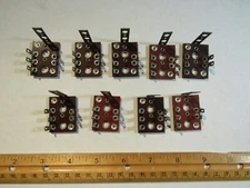 9 pieces Square Phenolic Terminal Strips w/ Solder Lugs for Tube Amps or DIY
