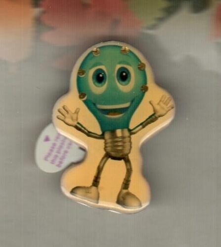 KMART ( 2000's ) Mr. Blue Light, Light-Up Employee Pin - Picture 1 of 2