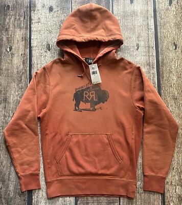 RRL DOUBLE RL RALPH LAUREN BUFFALO LOGO FLEECE