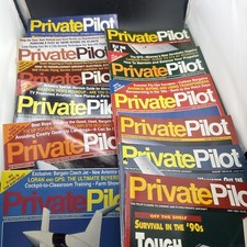 Lot Of 12  PRIVATE PILOT MAG 