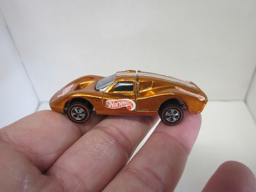 HOT WHEELS REDLINE FORD MARK 4 * GLOWING ORANGE COLOR ! AWESOME CAR !