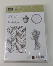 Stampin' Up TRULY GRATEFUL Non-Mounted Rubber Stamp Set 131733