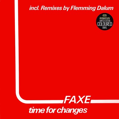 Italo Maxi Faxe Time For Changes 12'' Italo Disco Coloured Maxi Vinyl