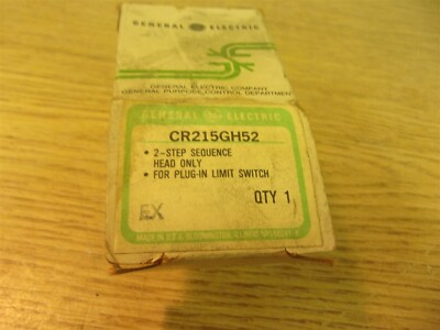NEW GE CR215GH52 2-Step Sequence Limit Switch head   *FREE SHIPPING*
