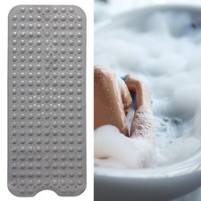 Non-Slip Bath Tub Mat 40 X 16 Inch Extra Long Antibacterial Bathroom Shower Mat