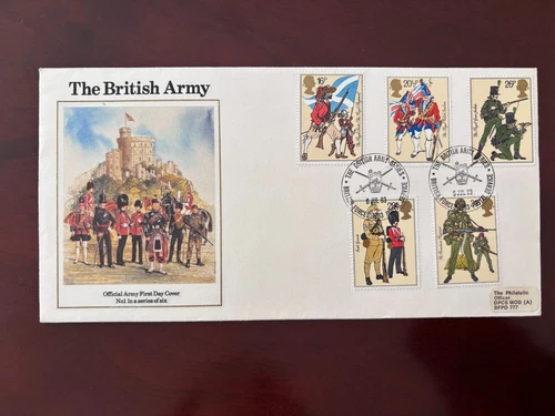 United Kingdom 1983 - British Army stamps set FDC, British Forces Postal Service