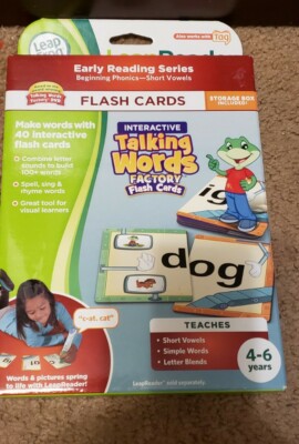 NIB Leap Frog Leap Reader Interactive Flashcards