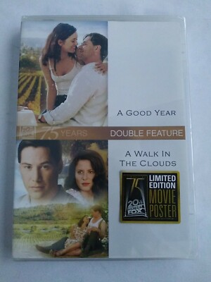 A Good Year/A Walk in the Clouds (DVD 2010) R Crowe, K. Reeves NEW Sealed F-Ship