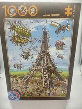 DToys Cartoon Collection Eiffel Tower 1000 Pc Puzzle 100 Complete