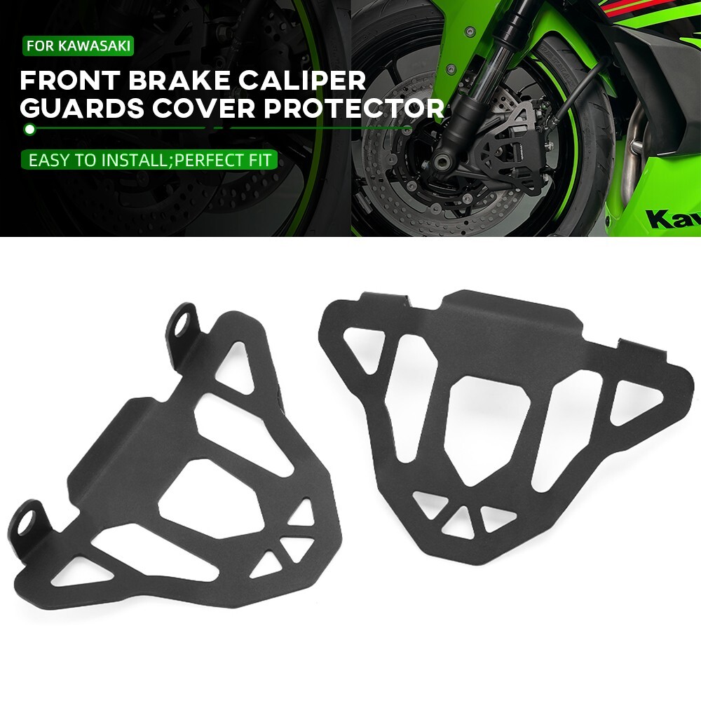 *・＊・* Front Brake Caliper Guards Cover Protector For KAWASAKI
