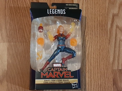 Marvel Legends Series Capitana Marvel Forma Binaria NUEVA