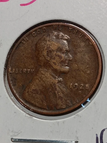 1925-D   Lincoln cent, F/ Vf   Choice Condition S/547