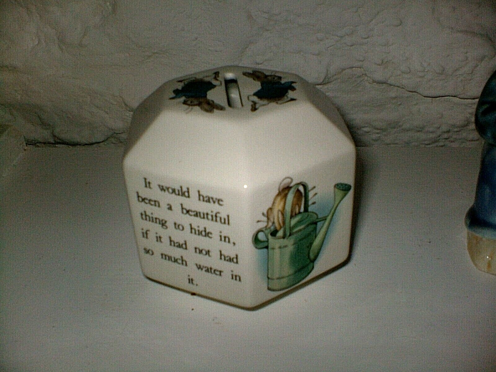 WEDGWOOD ETURIA BARLESTON BEATRIX POTTER MONEY BOX eBay