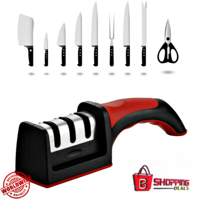 Messerschärfer Priority Chef Version Küche alle Messer Klinge 3 Abschnitte Werkzeug