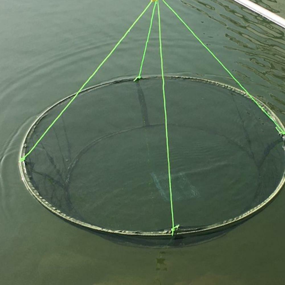 Foldable Drop Net Fishing Landing Net Prawn Bait Crab Shrimp