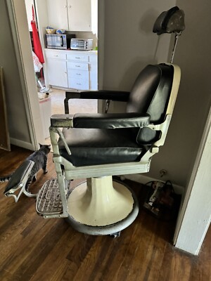 Barber chair emil j paidar antique