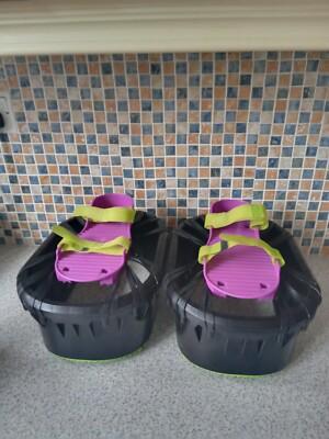 MOON SHOES Minitrampoline HÜPFSTIEFEL für Kinderfüße ca. 7 Jahre Antigravity