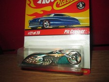 Pit Cruiser V8 CHOPPER Hot Wheels CLASSIC spectraflame green chrome 1/64 #21