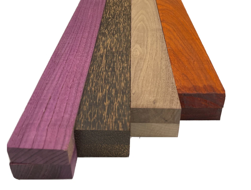 Tabla de cortar en blanco 8 piezas, variedad de especies 3/4x 2x 24 torneado de madera envío gratuito Foto 3 de 3