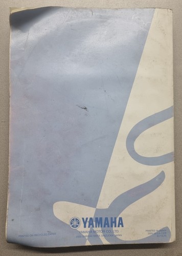 GENUINE YAMAHA IN USED CONDITION 2010 YZ250F OWNERS SERVICE MANUAL 17D-28199-30 - Picture 3 of 3