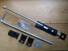 18" Garage Door & Gate Surface Drop Down Monkey Tail Bolts Heavy Duty Security 