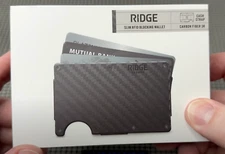 The Ridge Slim Wallet 2.0 Cash Strap (Carbon Fiber 3K) NEW! ✨