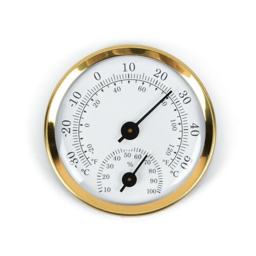 Analog Humidity Gauge Hygrometer Temperature Thermometer Indoor Wall Mounted - Afbeelding 1 van 7