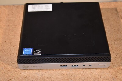 HP Prodesk 400 G3 Tiny Mini Micro PC G4400T 2.9GHz 1TB HDD Windows 7 Pro 32-bit