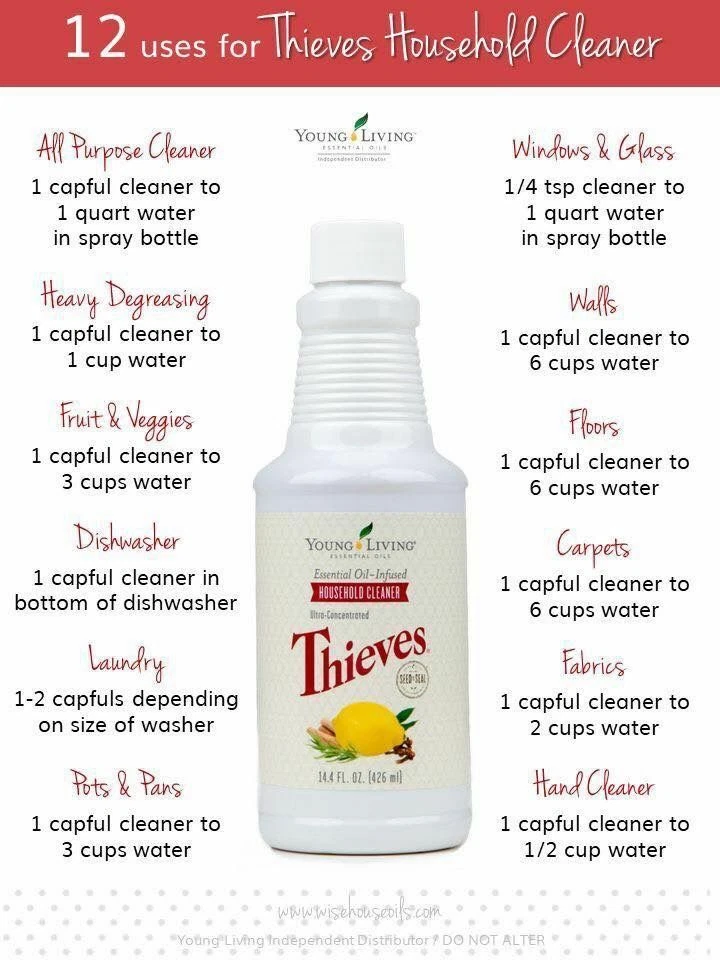 Young Living Essential Oils Thieves Purifier Spray Household
