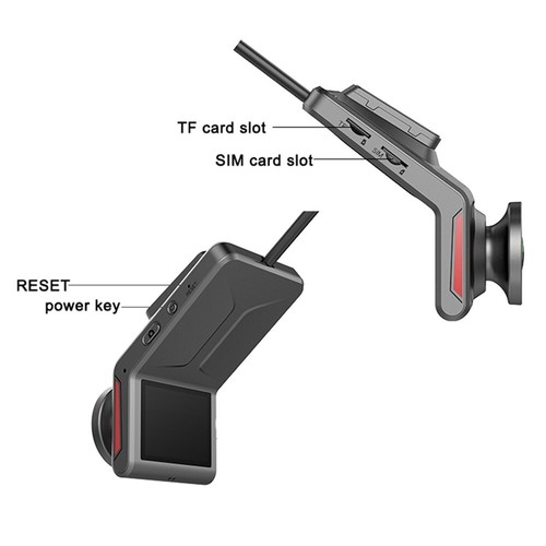 4G Car Dual Len WiFi Dash Cam HD 1080P GPS Video Recorder Support APP Control - Foto 11 di 12