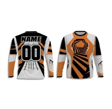 3 Custom Jerseys , Pink Answer, Axo Jeff Ward, Jeff Emig