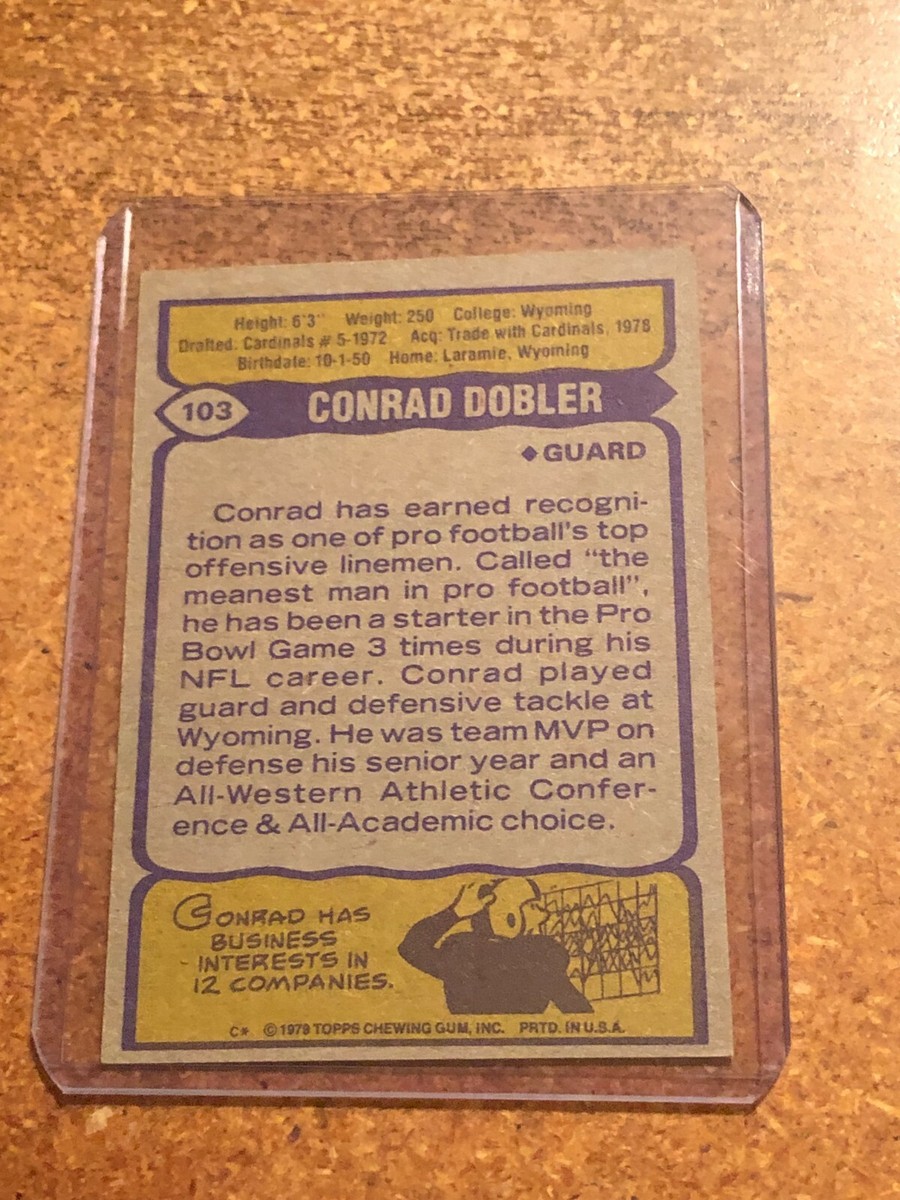 1979 Topps Football # 103 Conrad Dobler | eBay