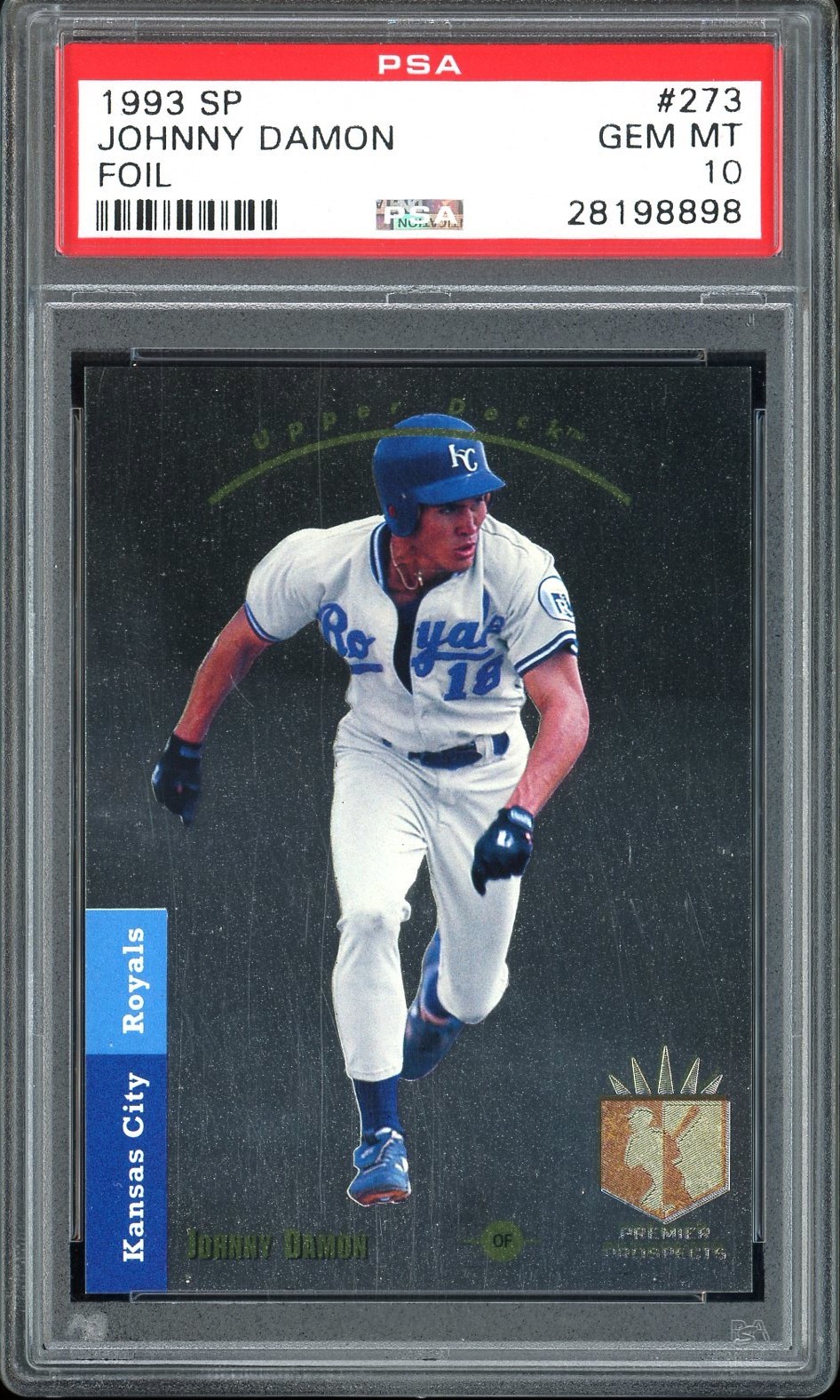 JOHNNY DAMON 1993 UPPER DECK SP #273 FOIL PSA 10 POP 18 PSA 10 RC