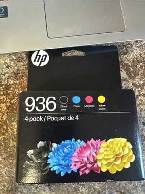 4-PACK HP GENUINE 936 BLACK & COLOR INK (NO RETAIL BOX) OFFICEJET PRO 9730