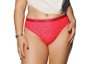 CALVIN KLEIN 3x  Damen  Lace Slips Brazilian Spitze Gr.3XL