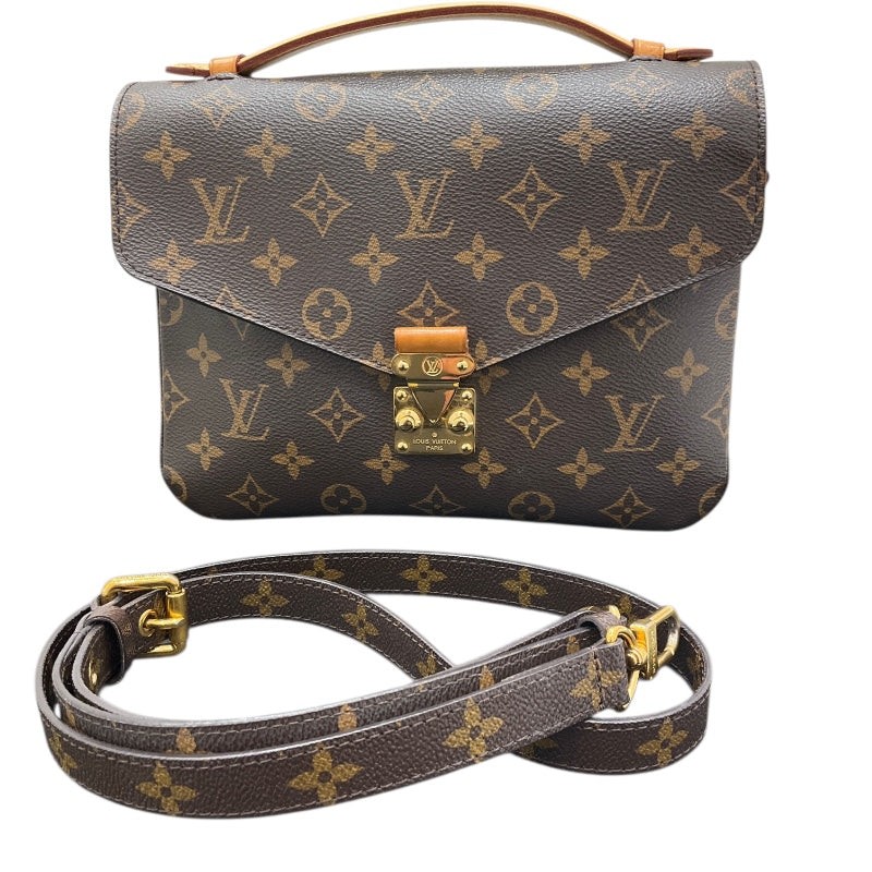 LOUIS VUITTON Pochette Metis MM M44875 PVC Shoulder Bag in Monogram Canvas Style 2370